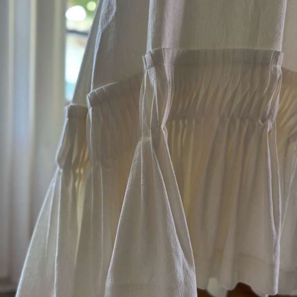 White Designer Mini Dress - Picture 5 of 5